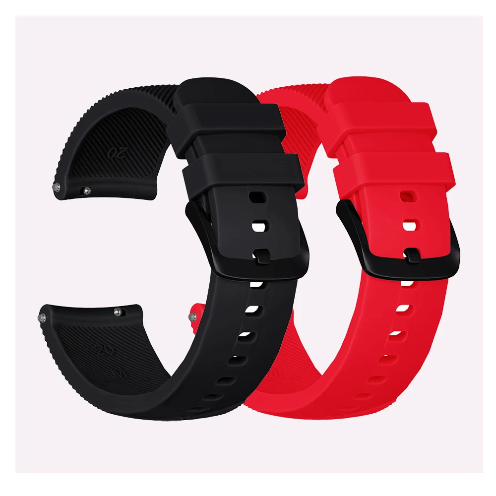 Correa de 20mm para Amazfit Bip 3 Pro, pulsera para Huami Amazfit Bip S U Lite/ GTS 2E 2 3 4 GTS4 GTS2, Mini accesorios de correa de reloj