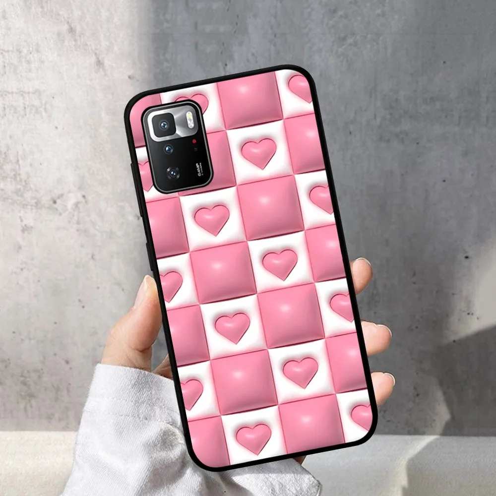 3D Love Heart Pattern Phone Case For Redmi Note 4 X 5 A 6 7 8 T 9 9S 10 11 11S 11Epro Poco M3 Pro - imagen 4