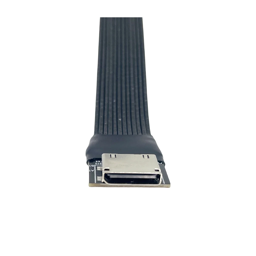 Cable de extensión M.2 a Oculink 4i para base externa DOCK-OC5 DOCK-OC6 para Cable NVME a SFF8612 PCIe 4,0 X4 Cable plateado - imagen 4