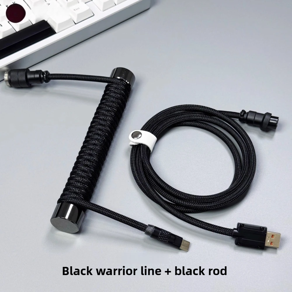 Cable de aviador de 59 pulgadas/1,5 M, USB A a TYPE-C, compatible con tasa de retorno de 8K, USB-A tipo C para interruptor magnético, Teclado mecánico, Kit DIY - imagen 3