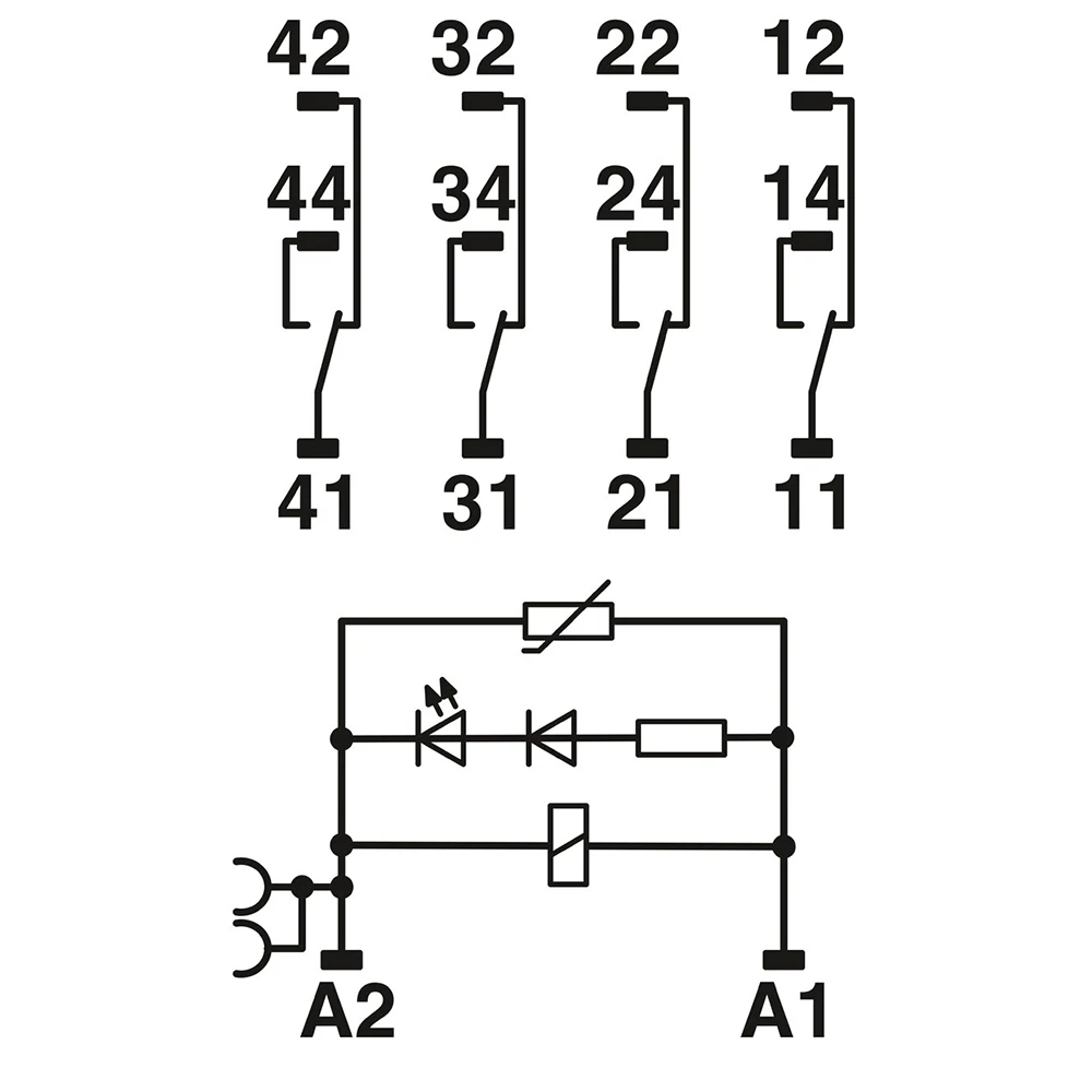10 Uds nuevo módulo de relé 2903304 RIF-2-RPT-LV-230AC/4X21 para Phoenix - imagen 2