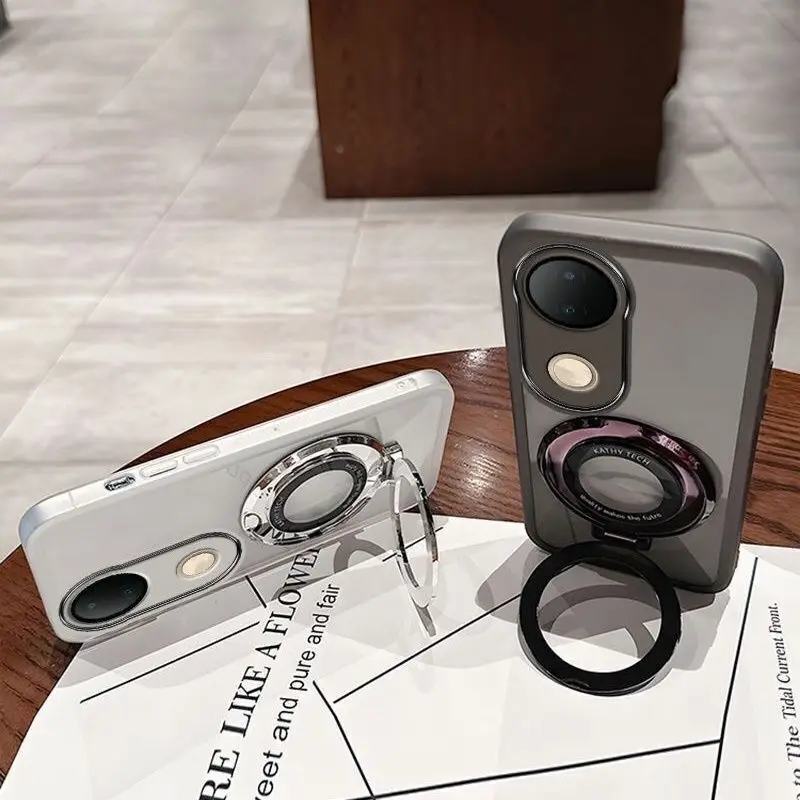 Para Xiaomi 15T Poco X7 Pro f7 ultra c85 m7 pro redmi 15 A5 funda dura anillo de piel de oveja soporte lente cubierta protectora para Poco X7Pro - imagen 4