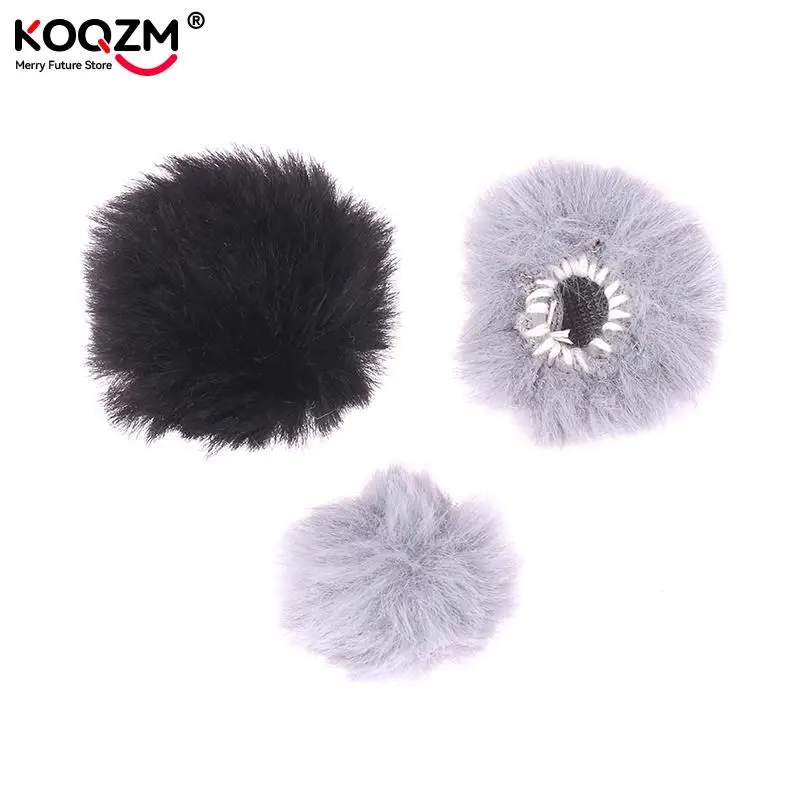 Micrófono Lavalier con Clip, parabrisas peludo, suave, cómodo, solapa, accesorios para micrófonos, 1 unidad - imagen 5