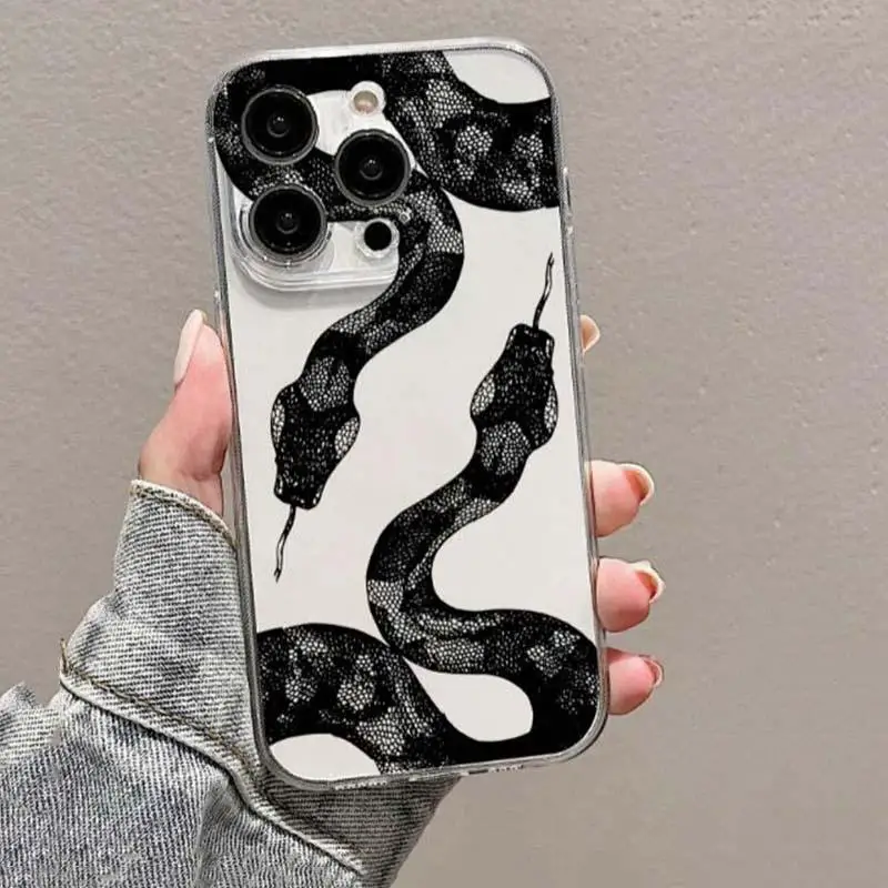 Funda protectora para Iphone 15 Pro Max, 11, 12, 13, 14 Pro Max, 6, 6S, 7, 8 Plus, 13 Mini, XS Max, XR, SE, 2, 3, Spider, pareja negra - imagen 3