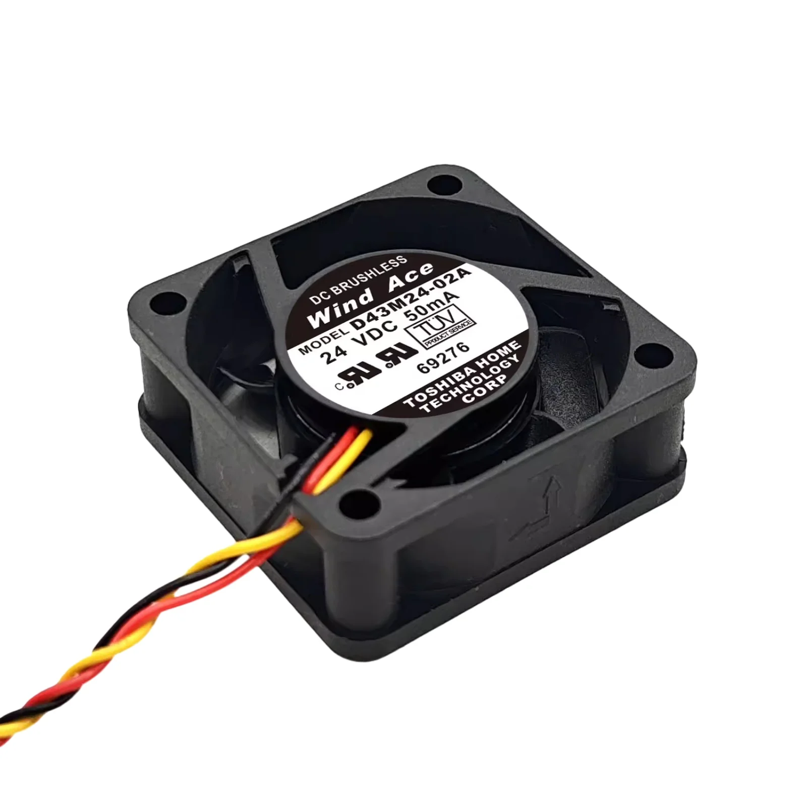 Para Yaskawa D43M24-02A D43M24-01A 40x40x15mm 24V 0.05A ventilador de refrigeración inversor ventilador Industrial de CC de 3 cables para G7/F7 VFD - imagen 4