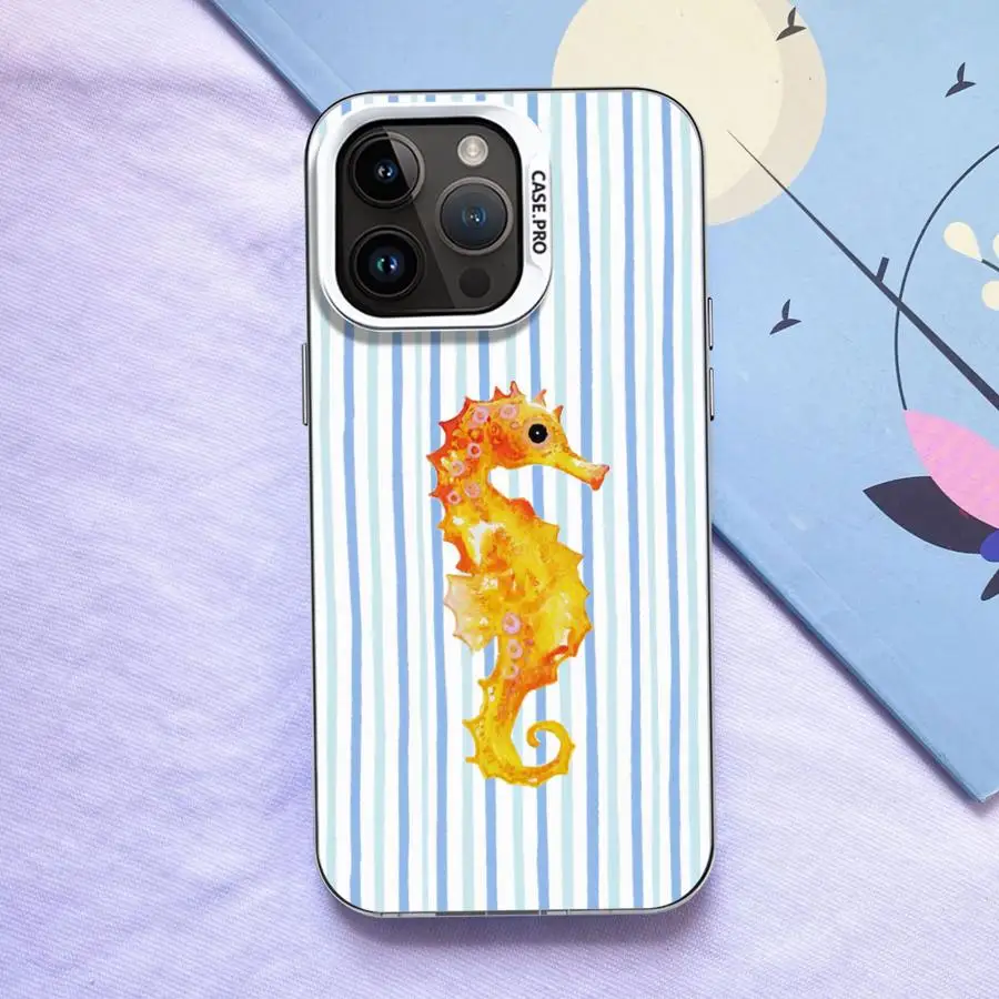 Marinc Life Crabs Lobsters Cool Back Funda de teléfono para iPhone 16e 17Air 13 14 15 Plus 16 17 Pro Max XS 12 XR 11 - imagen 4