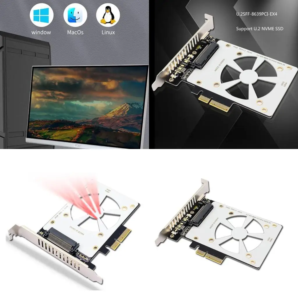 Y1ub Integración sin costura SFF-8639 a tarjeta expansión PCIe NVME SSD