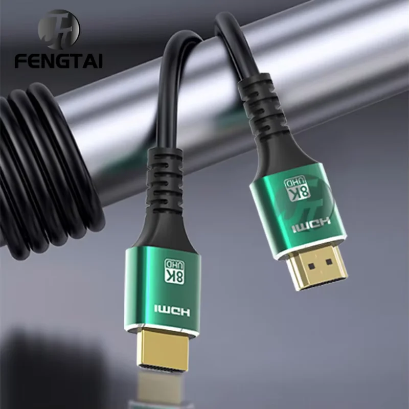 Cable FT Ethernet 10M HDMI 2,1, Cable HDMI 8K 60Hz 4K 120Hz 48Gbps EARC ARC HDCP Ultra alta velocidad HDR para Cable de vídeo RTX PC