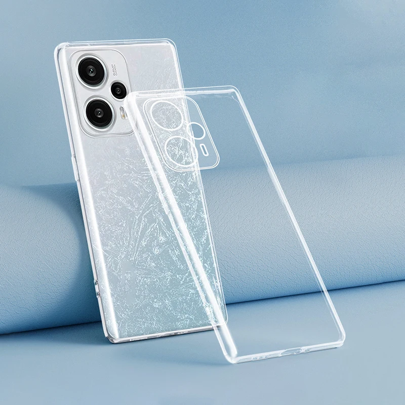 Funda de silicona transparente para móvil, carcasa ultrafina de TPU suave y transparente para Xiaomi Poco F5 Pro F5Pro 5G