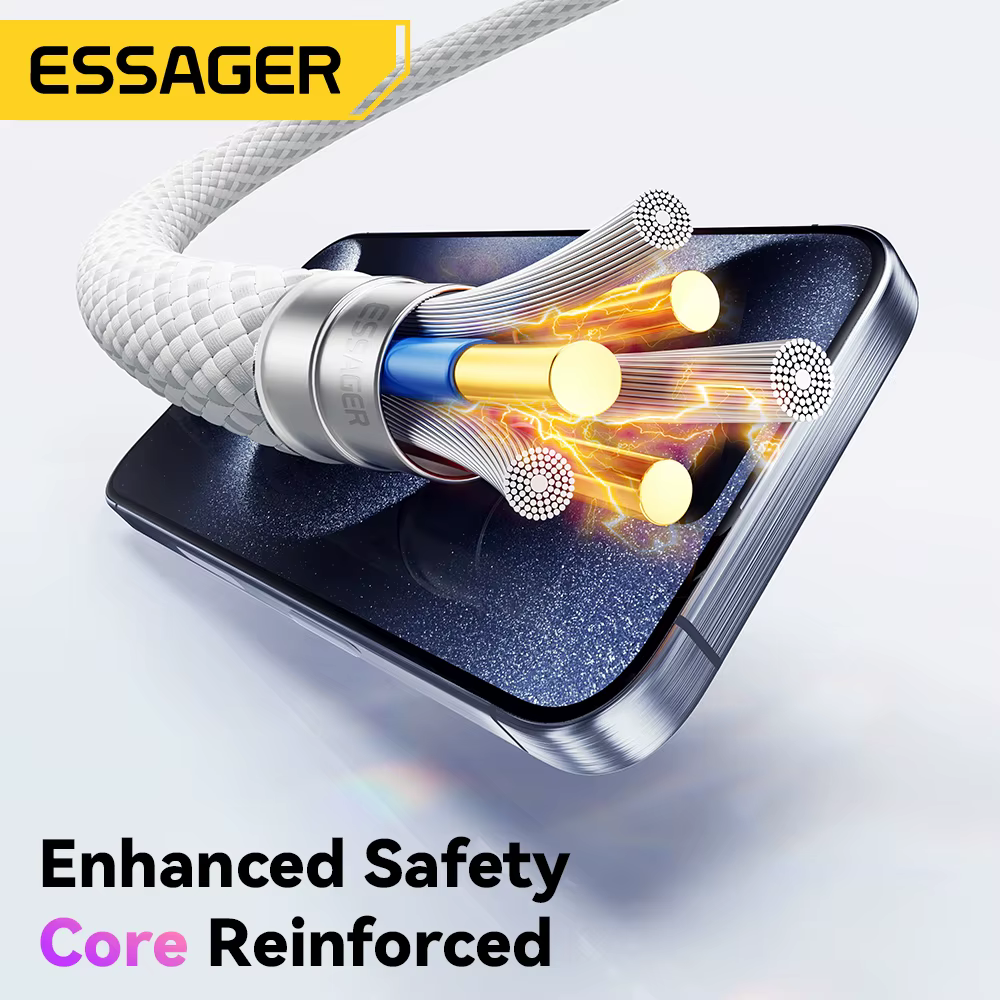 Cable USB-C 60W de Carga Rápida para iPhone, iPad, MacBook y Xiaomi - imagen 3