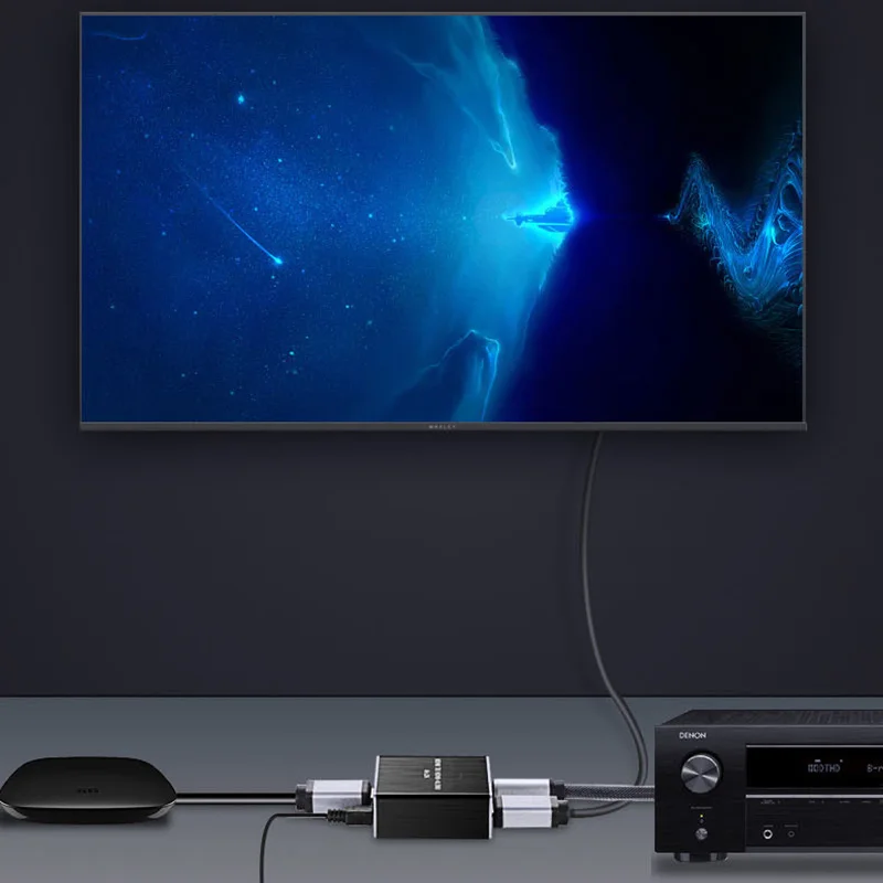 Extractor de grabación de vídeo 3D 4K 2K con divisor de Audio HDMI, adaptador Compatible con convertidor de salida estéreo SPDIF de fibra de 5,1 a 3,5 MM - imagen 4