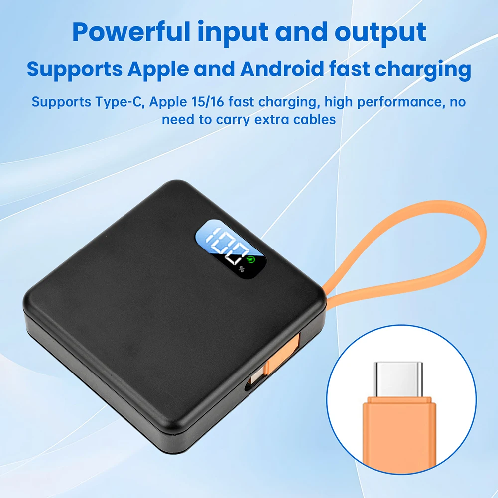 Kit de Banco de energía de batería DIY 3*18650, caja de carga rápida de 10W 22,5 W con Cable de carga, Kit de fuente de alimentación móvil sin soldadura extraíble - imagen 3