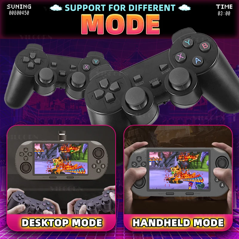 Consola de juegos portátil SF3000, reproductor de videojuegos de bolsillo, 20000 juegos para PS1 SFC, máquina de Gameboy, regalo para niños - imagen 5