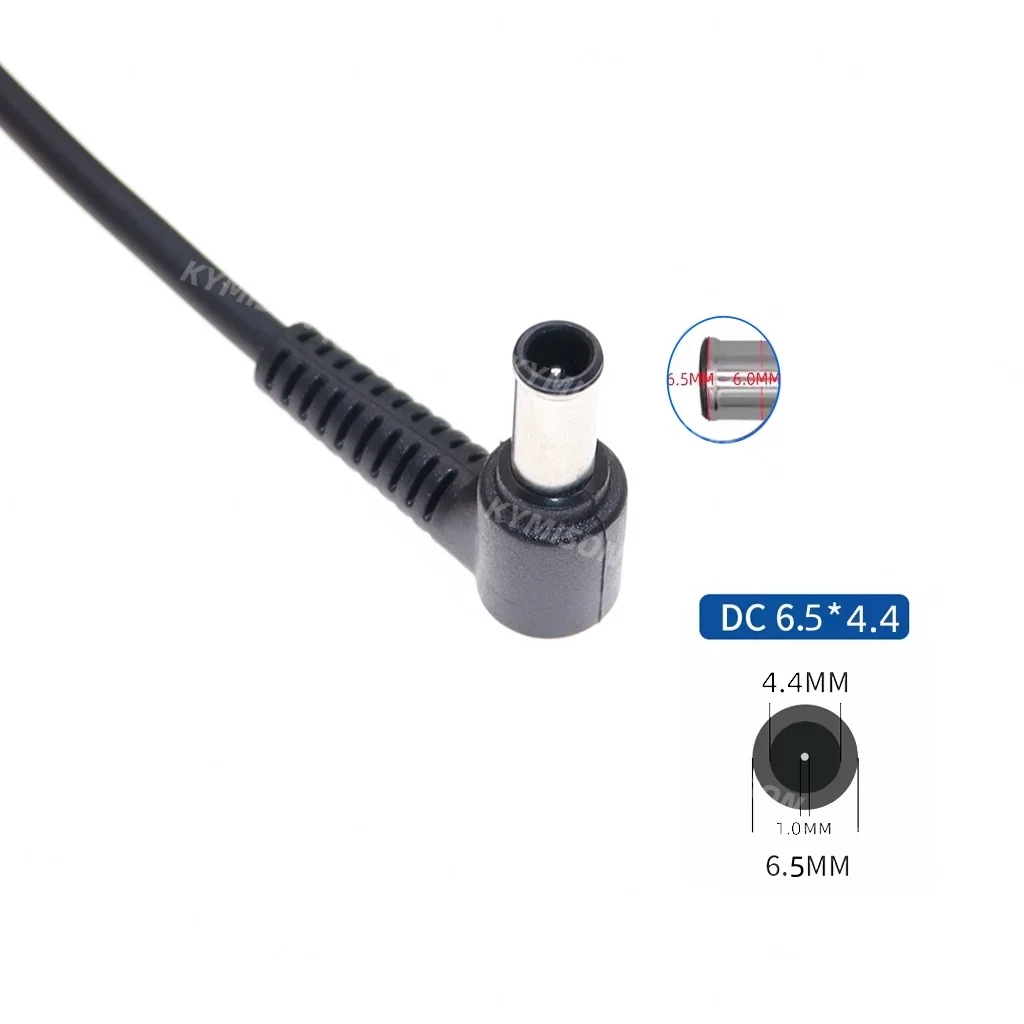 USB tipo C a 6,5x4,4 6,5*4,4mm convertidor de enchufe macho Cable de carga para ordenador portátil para Sony LG Notebook PC adaptador de fuente de alimentación - imagen 3