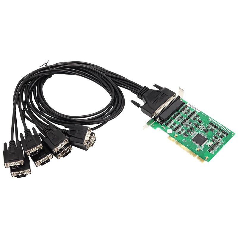 Tarjeta serie UOTEK PCI a RS-485 RS-422 de grado Industrial RS485 RS422 8 puertos convertidor de expansión DR62 de alta velocidad UT-728A