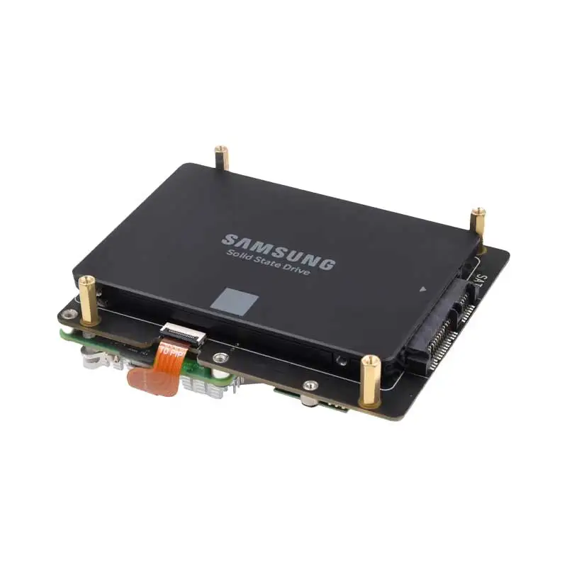 X1006 Raspberry Pi 5 PCIe a 2,5 SATA y M.2 KEY-B 2280 SSD/HDD doble SATA (no arranque desde SATA/SSD - imagen 4