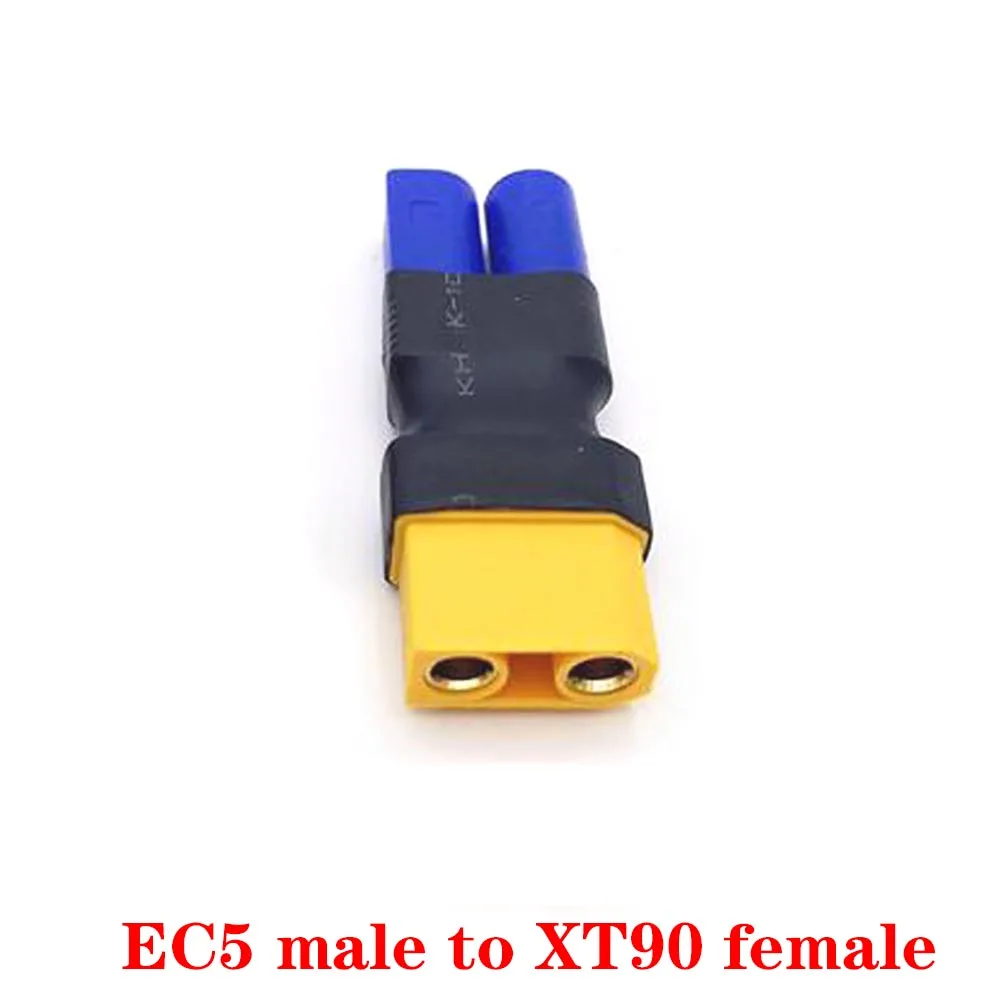 Adaptador EC3 EC5 a XT60 XT90 T, conector hembra/macho, piezas de Control de batería Lipo RC, conector DIY - imagen 3