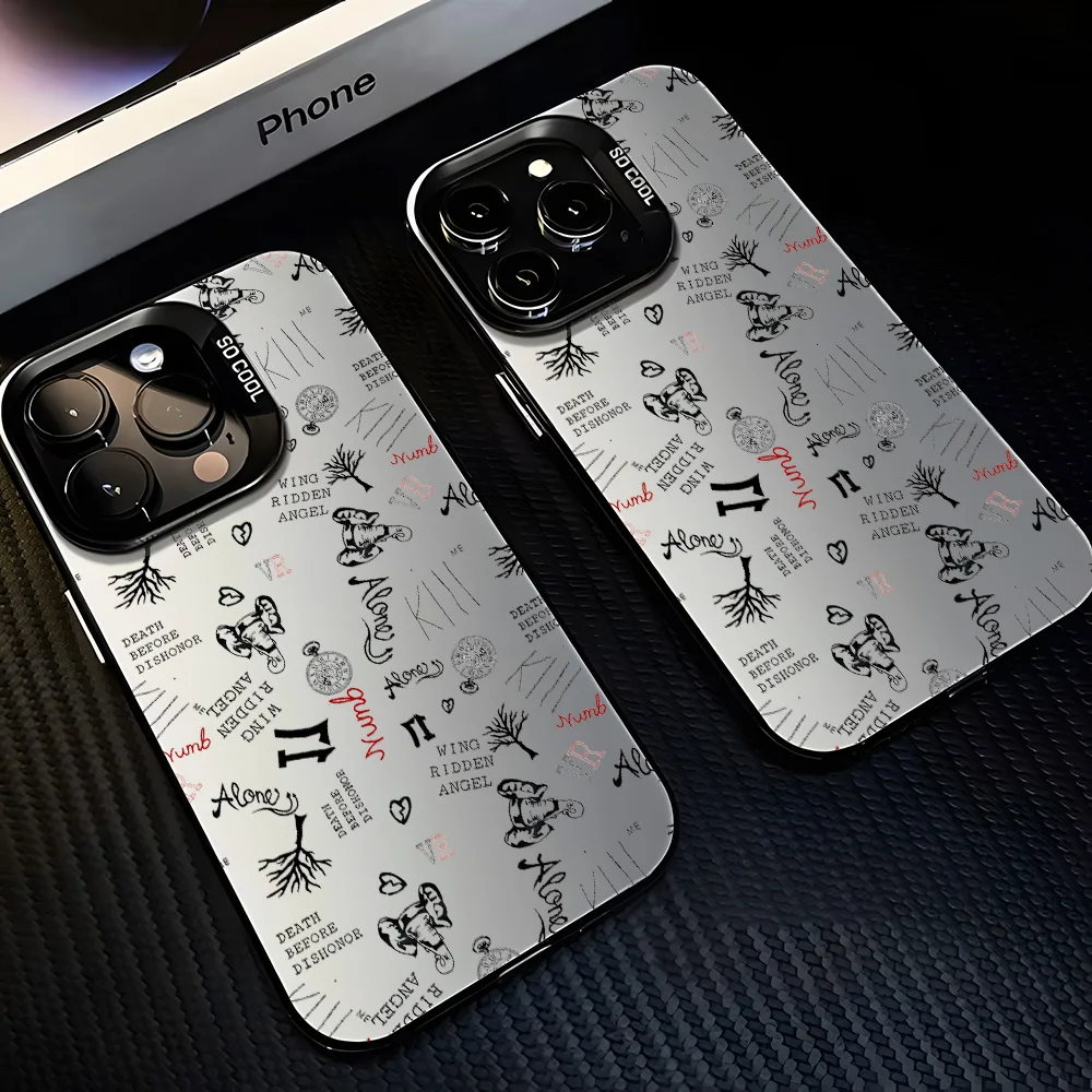 Popular XXXTentacion tatuajes funda de teléfono para iPhone 16 15 14 13 12 11 mini Pro Max X XR XSMAX 8 7 Plus cubierta trasera mate anticaída