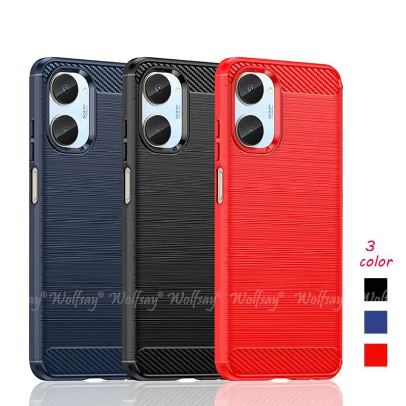 Para Realme 10 funda para Realme 9 Pro Plus 9i 8 Pro 7 6 10 Pro Plus funda protectora armadura TPU fibra de silicona capa de goma