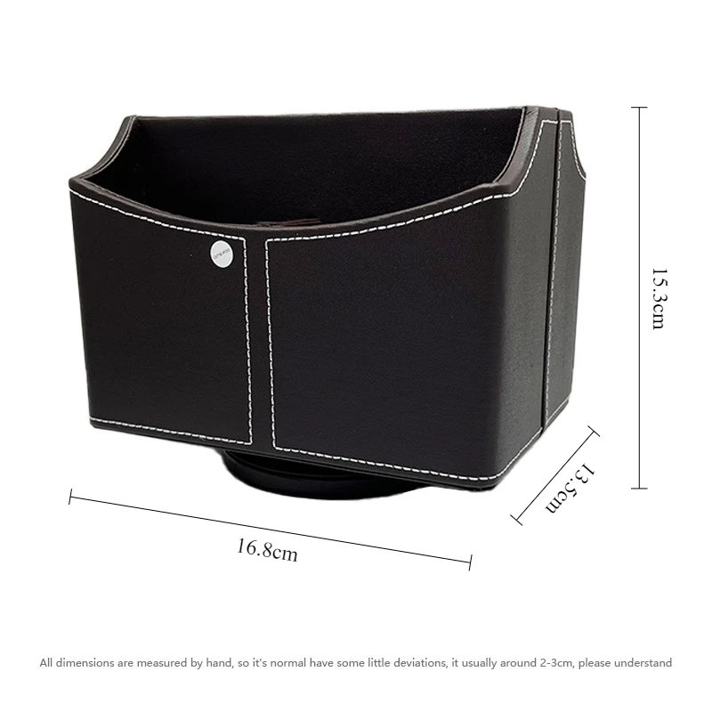 Caddy remoto para mesa, organizador de escritorio giratorio de 360 grados, caja de almacenamiento para bolígrafo, lápiz, brocha de maquillaje, accesorios de oficina - imagen 5