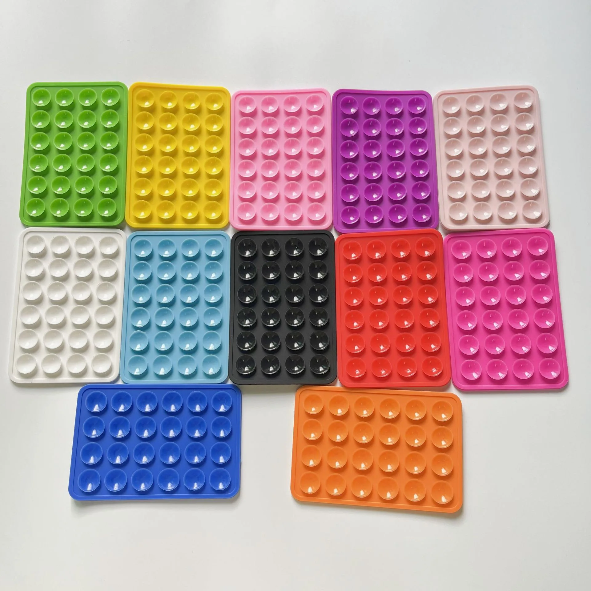 Almohadilla de succión de silicona de doble cara para soporte de teléfono móvil, accesorio con ventosa, almohadilla de goma adhesiva con respaldo para almohadilla fija - imagen 2