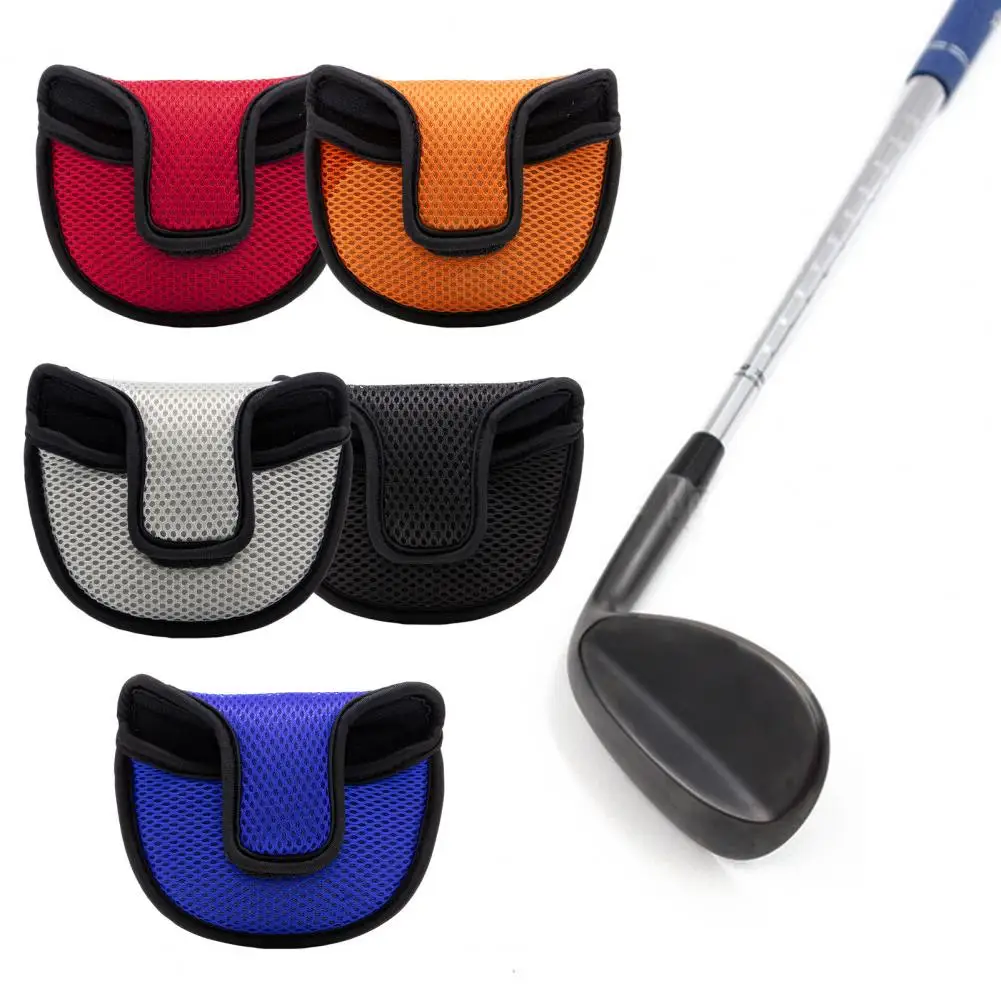 Cubierta compacta de Putter de Golf para hombre y mujer, Protector de cabeza de Putter de Golf ligero, versátil, con cinta de sujeción para la mayoría - imagen 5