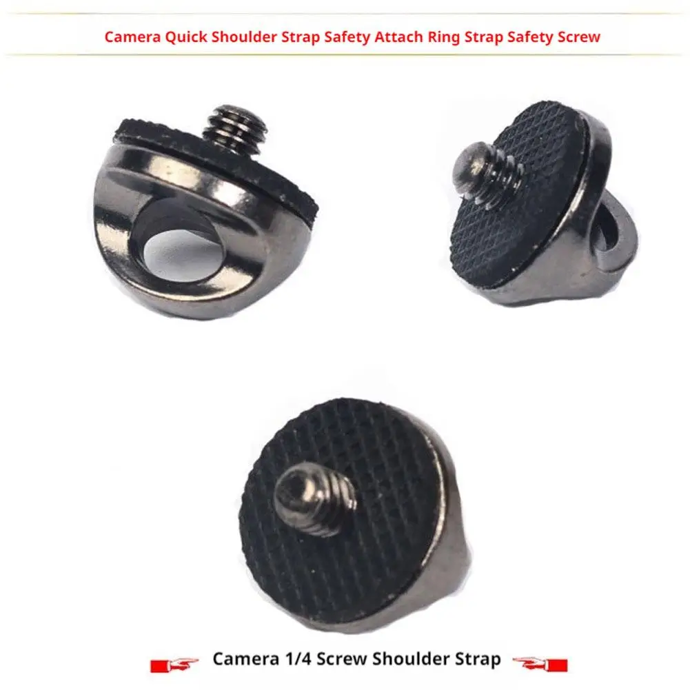 A15R-accesorios para cámara, adaptador de tornillo de 1/4 pulgadas + gancho de conexión para correa de eslinga rápida, cinturón para hombro y cuello, cámaras DSLR - imagen 5