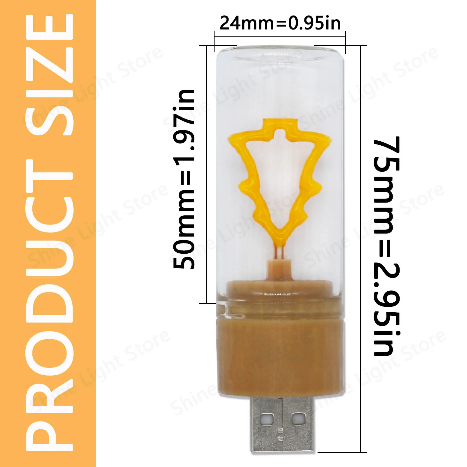 Luz táctil USB 5V 2200K LED portátil Pighting Plug and Play decoración de dormitorio de coche luz de ambiente con tres modos ajustables - imagen 2