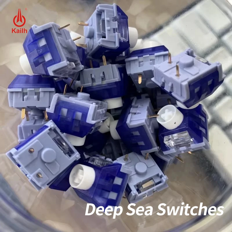 Kailh Box-interruptor de teclado de aguas profundas, lineal silencioso, DIY, interruptores de teclado mecánicos personalizados, Compatible con Cherry MX SMD de 3 pines GK61