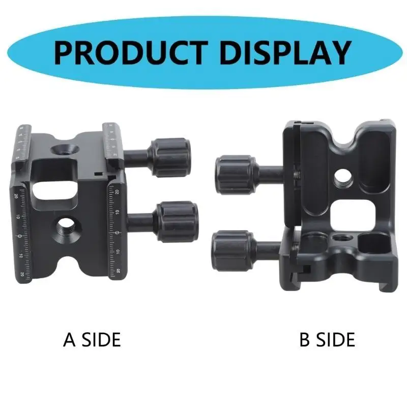 Abrazadera doble ángulo recto alto rendimiento R53C con tornillo 1/4 pulgada para compatibilidad con placas y - imagen 2
