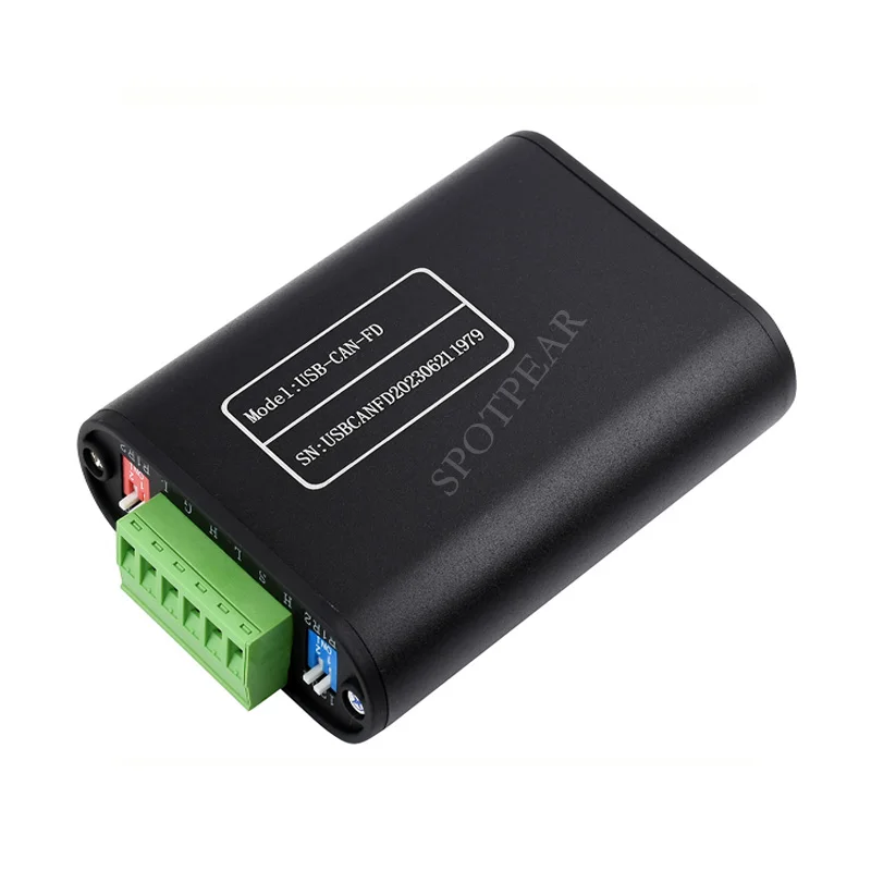 Adaptador Industrial USB a CAN FD, analizador lógico de datos de Bus CAN/CAN FD, opciones de comunicación de Bus CAN/CAN FD compatibles con Windows/Linux - imagen 3