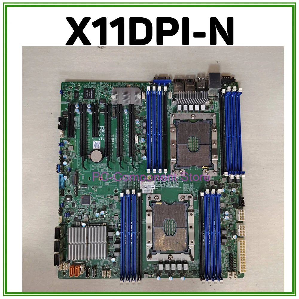 X11DPI-N para procesadores escalables Xeon de doble enchufe LGA-3647 de placa base Supermicro - imagen 2