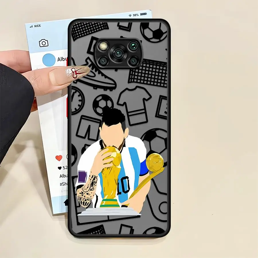 Cool fútbol deportes hombre TPU funda de teléfono para Xiaomi Poco X3 Pro X3 NFC M5s X5 Pro C40 F3 X4 Pro 5G C51 C50 - imagen 4