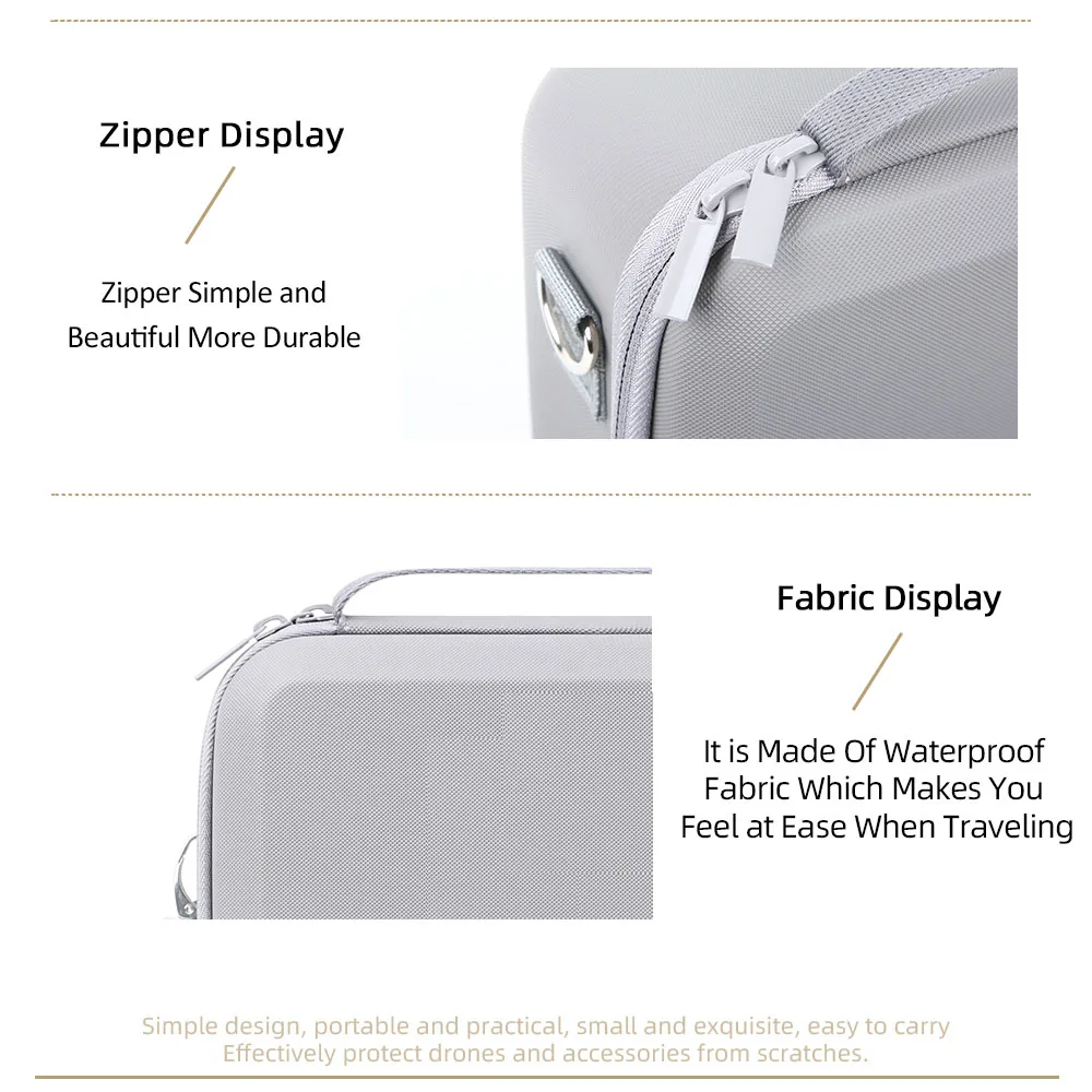 Nueva llegada bolsa de almacenamiento para DJI Mini 5 Pro Drone accesorios de batería bolso a prueba de golpes con funda protectora con correa para el hombro - imagen 3