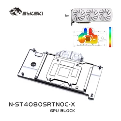 Bykski N-ST4080 para RTX 4080 SUPER ZOTAC – Bloque de Agua