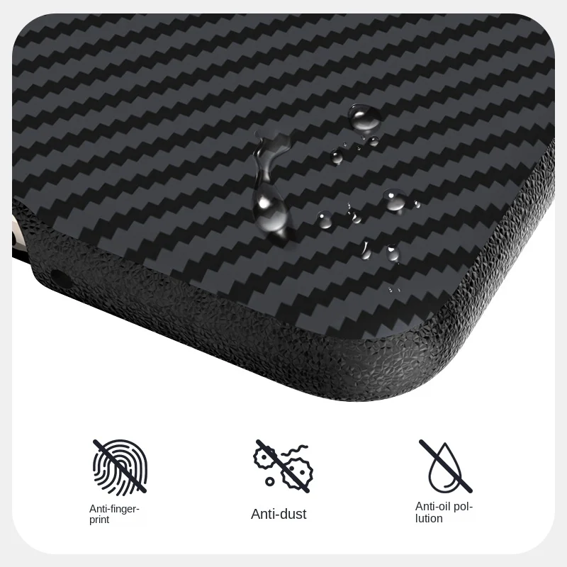 Para Huawei Pura X funda de lujo PU dura de fibra de carbono funda protectora trasera para Huawei PuraX funda completa para teléfono - imagen 4