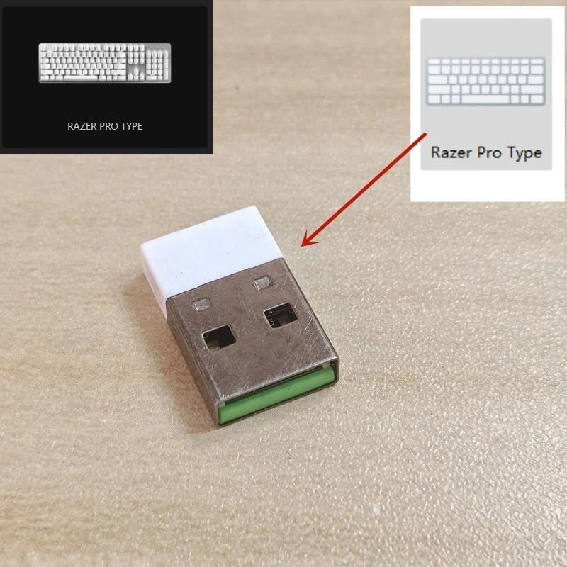 Receptor Dongle USB de teclado inalámbrico para Razer DeathStalker V2 Pro/V2Pro TKL, PRO TYPE Ultra, mini adaptador BLACKWIDOW v3 pro/V3 - imagen 5