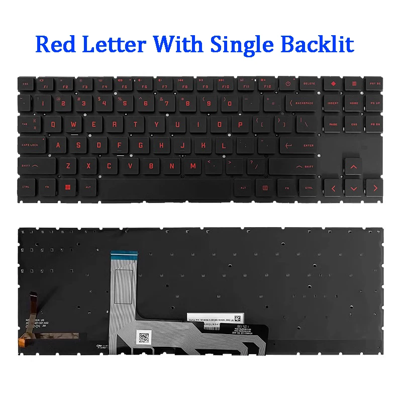 Nuevo teclado de ordenador portátil para HP OMEN 6 PRO 15-EN 16-C 16-N TPN-Q238 Q281 Q267 - imagen 2