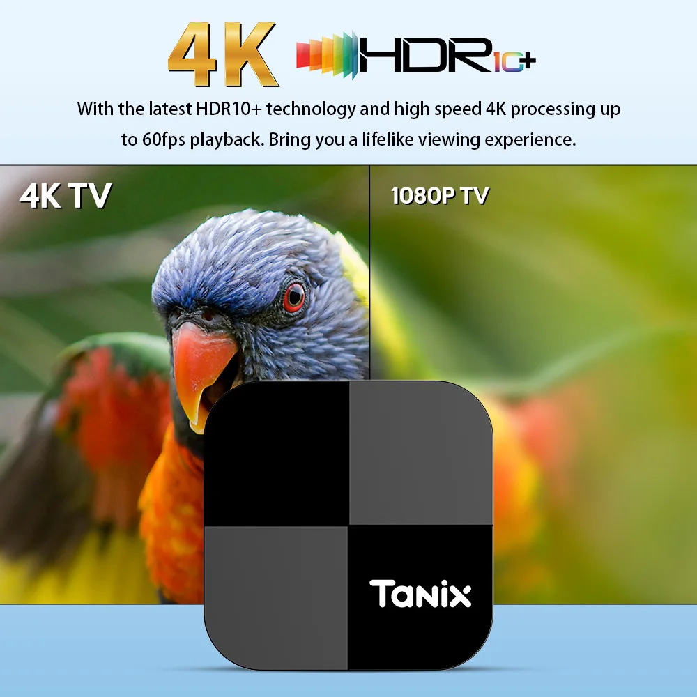 Tanix TX5 Plus Android14 TV Box Original Amlogic S905X5M AV1 BT DDR4 Wifi6 4K HDR reproductor multimedia para el hogar 1000M Lan decodificador - imagen 3