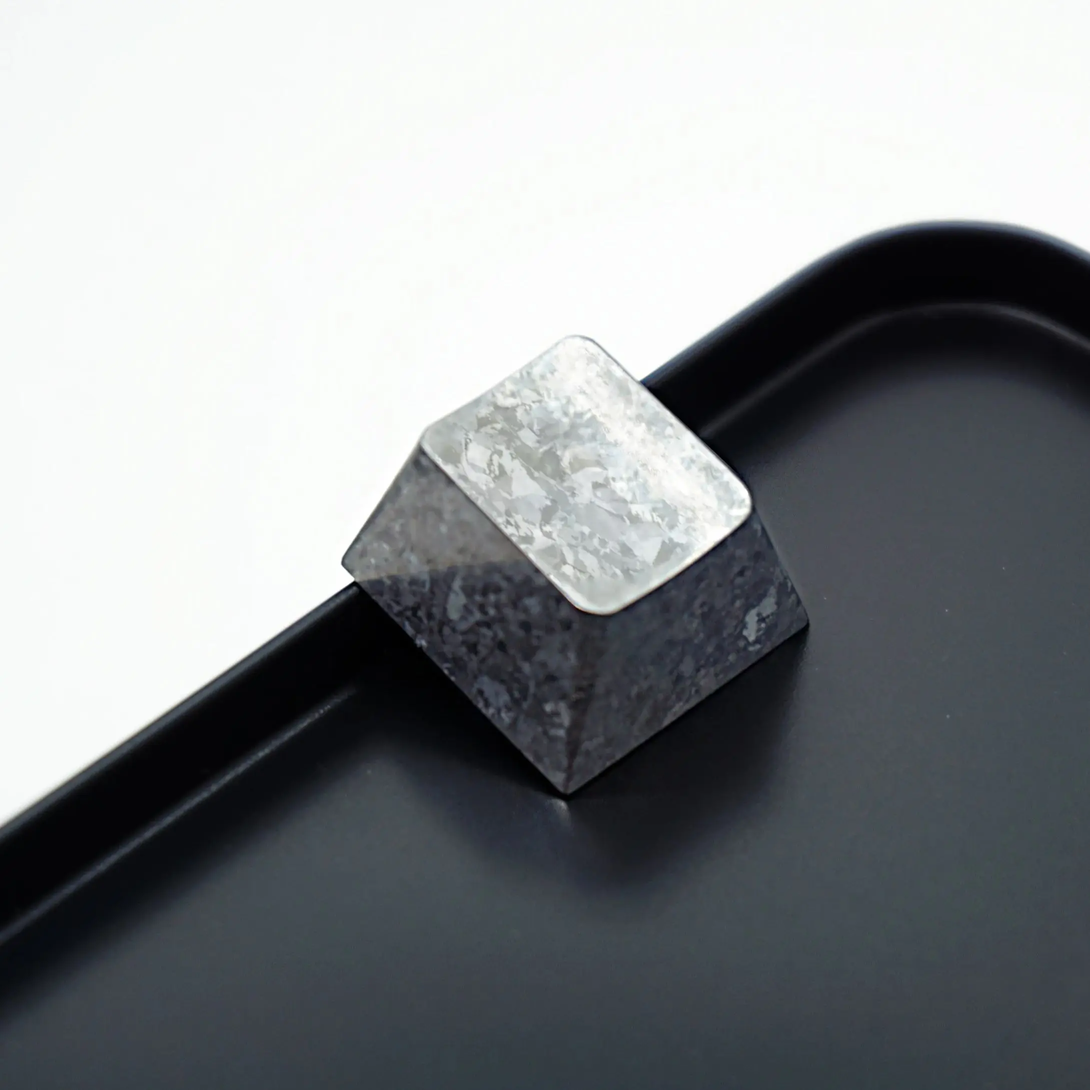 Keebox Ice-teclas de Metal de aleación de titanio, perfil de cereza para 1u ESC 1.25u Ctrl 2.25u, teclas de cambio, teclas decorativas artesanales - imagen 2