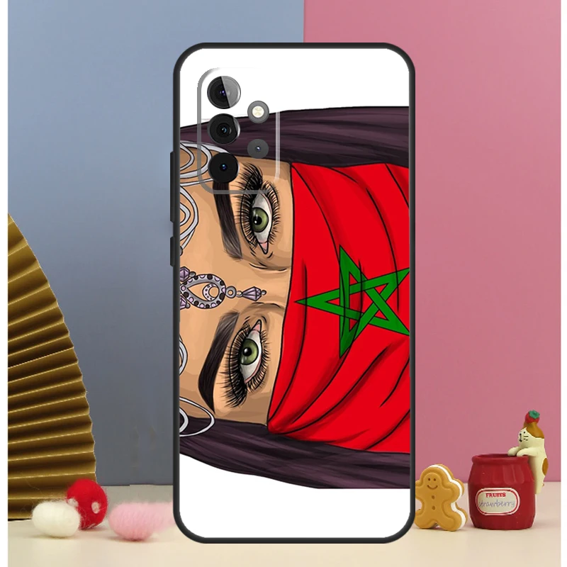 Funda con bandera de Marruecos para Samsung Galaxy A52 A72 A13 A33 A53 A14 A24 A34 A54 A15 A25 A51 A71 A12 A32 - imagen 5