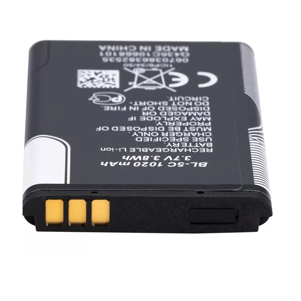BL5C BL-5C 3,7 V batería de polímero de litio para teléfono para Radio Nokia 1100 1110 1200 1208 1280 2600 2700 3100 3110 5130 6230 1600 - imagen 4