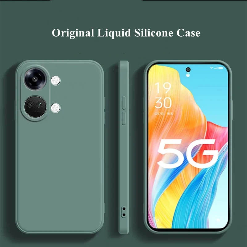 Para Oneplus Nord 3 Funda Oneplus Nord 3 Funda Coque Shell suave Original parachoques de silicona líquida para Oneplus Nord 3