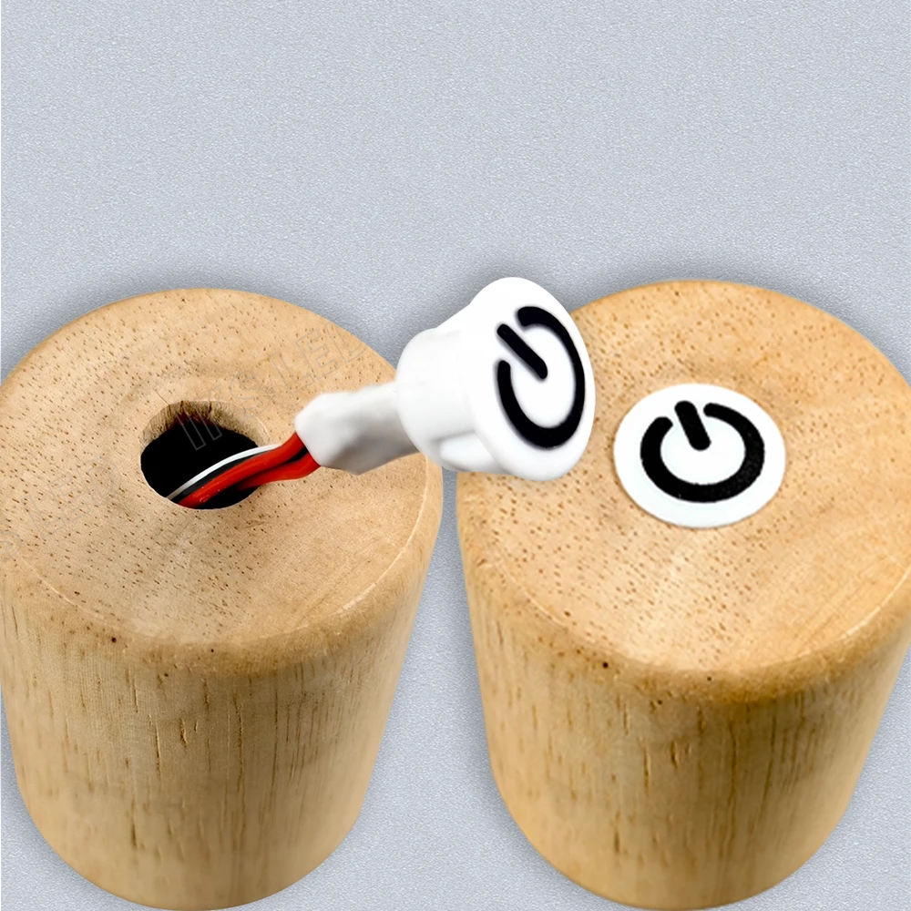 Interruptor táctil de 13mm, 12V24V, luz Led para gabinete, atenuador táctil, interruptor de Control de luz, mini interruptor con sensor táctil inalámbrico personalizado de 10mm y 16mm - imagen 4