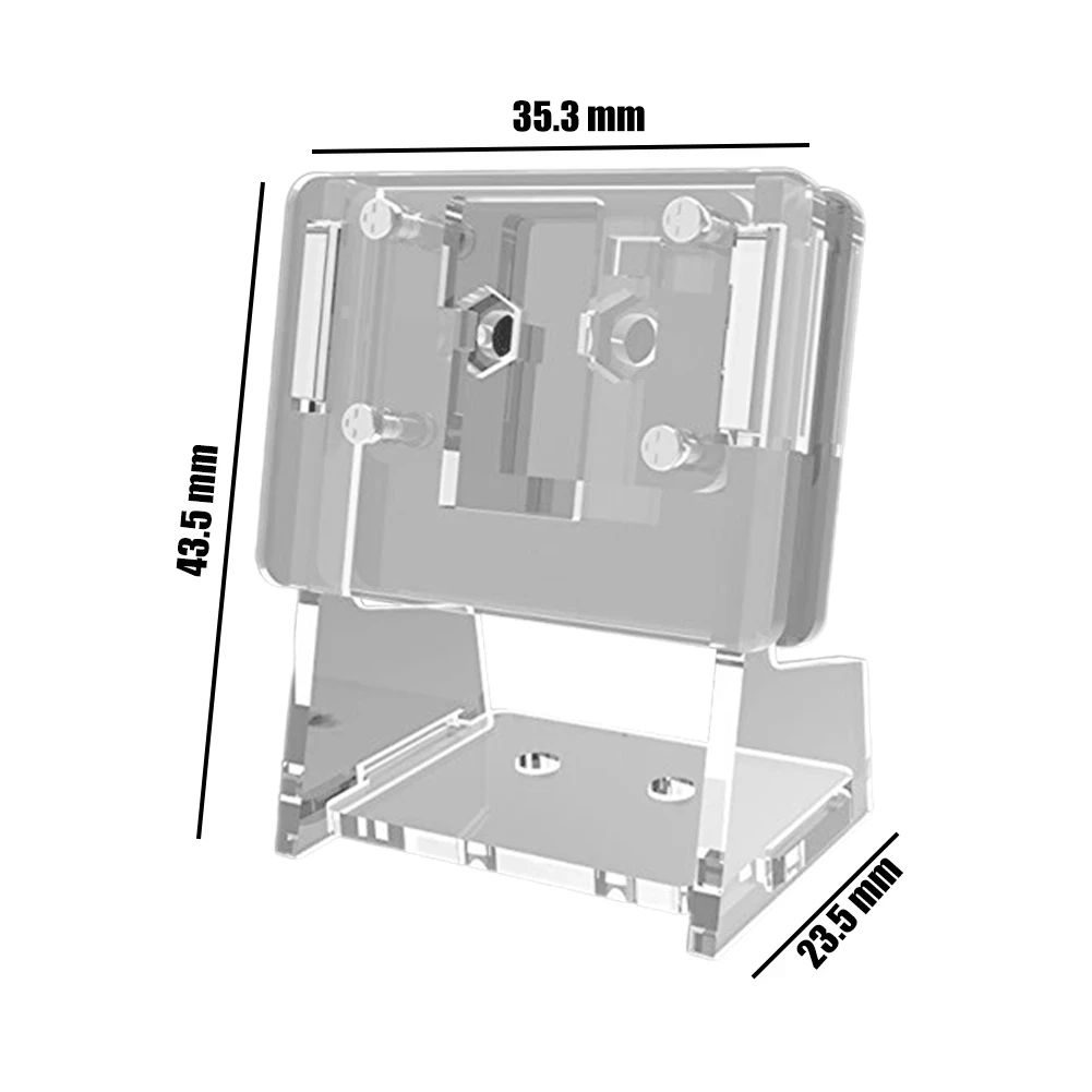 Mini cámara web, soporte transparente duradero, fácil de instalar, antiarañazos, antideslizante para el hogar, soporte para cámara de ordenador para Raspberry Pi Zero - imagen 2