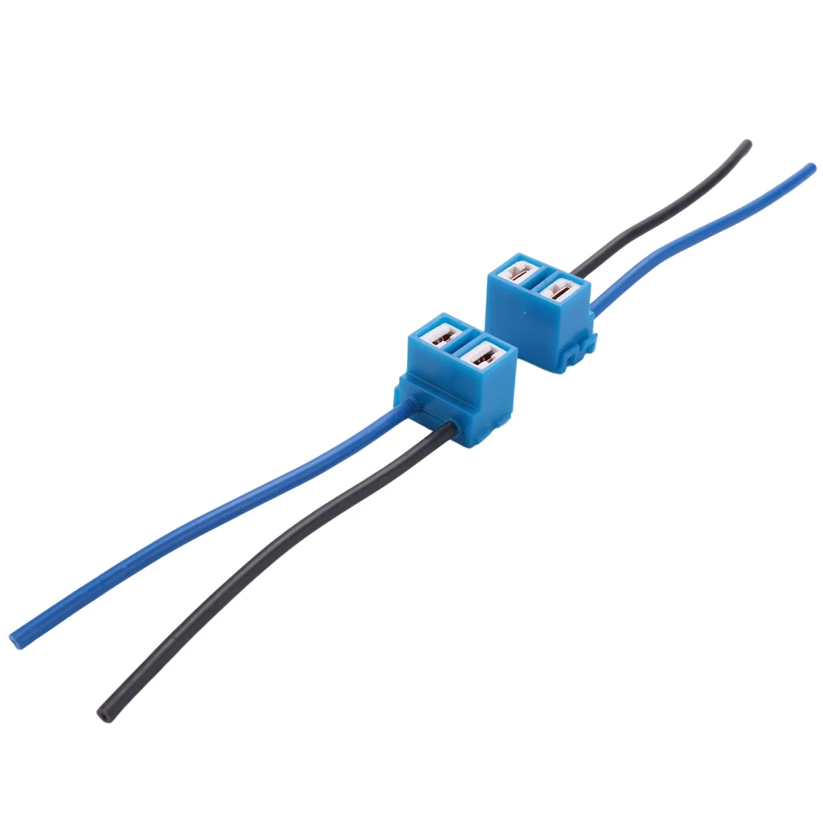 Conector de lámpara de Faro de extensión de cerámica H7, arnés de limpiaparabrisas de 2 piezas en ángulo - imagen 3