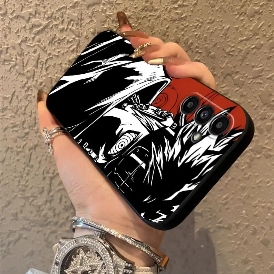 Funda para Samsung Galaxy A30 A15 A04 A17 A05 A10 A12 A06 A20 A13 A40 A16 A70 A50 funda negra suave para teléfono Anime Cool Pain - imagen 5