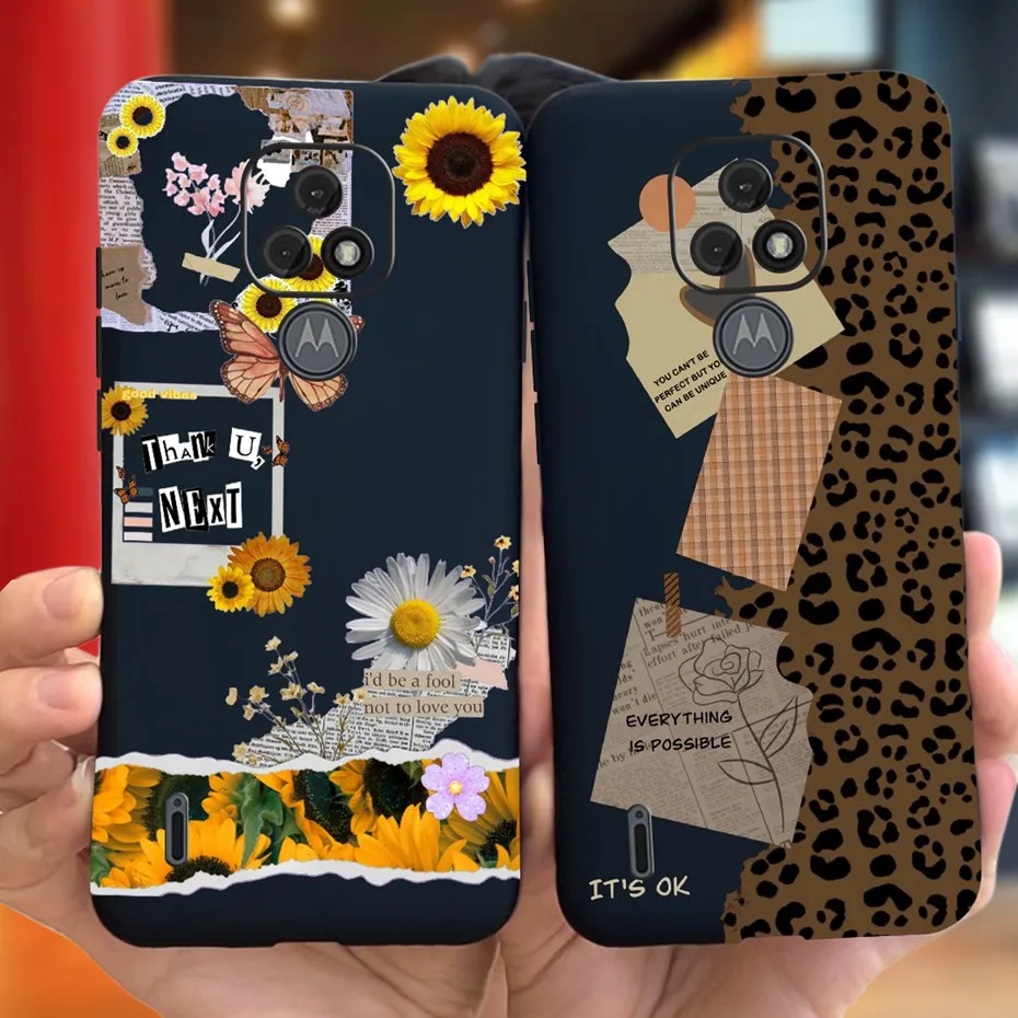 Funda de teléfono para Motorola Moto E7 E7i Power Moto E7 Plus 2020, bonita funda de silicona suave con estampado para MOTOE7 E 7 7i Power E7Plus - imagen 4