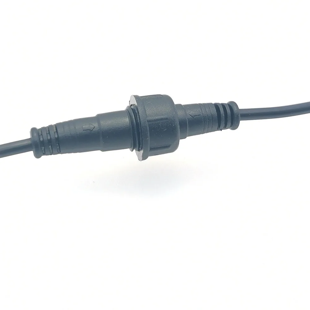 Conector de carga macho y hembra 2P USB tipo C, conector roscado a prueba de agua, puerto de 2 pines, cargador de USB-C, 1 par - imagen 2