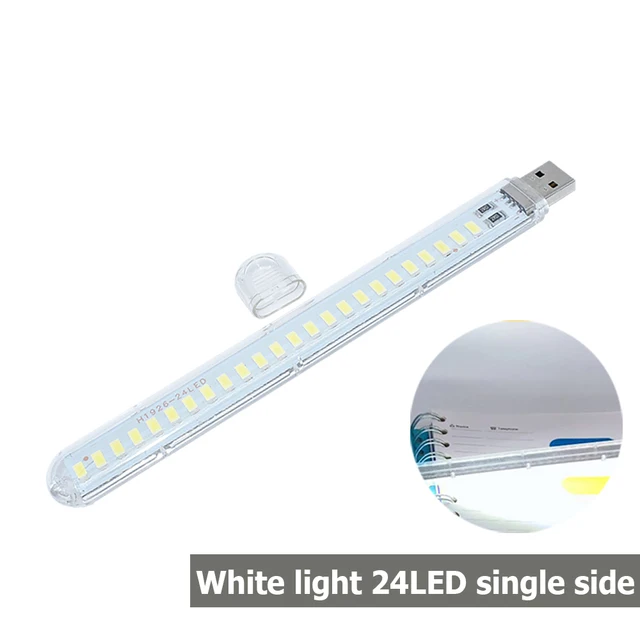 24 LEDS white